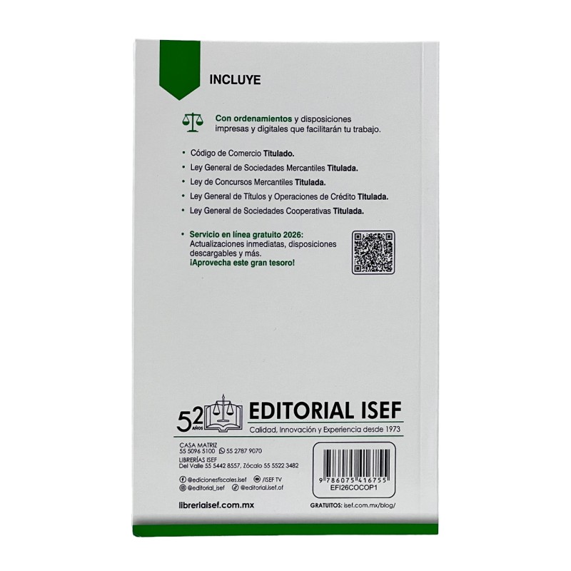Código de Comercio 2026 (Profesional)
