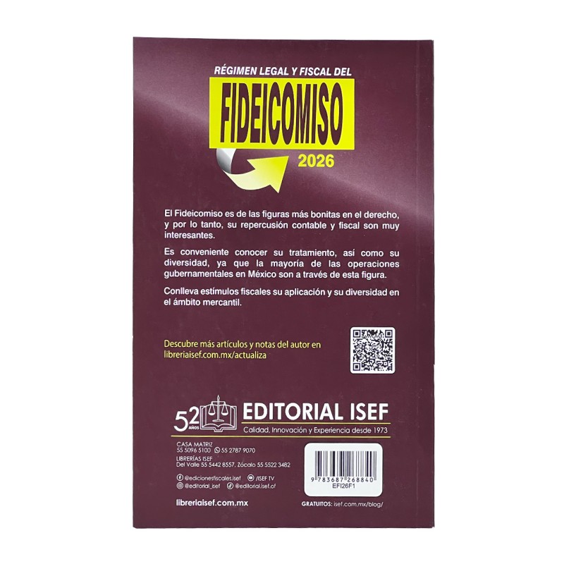 Régimen Legal Y Fiscal del Fideicomiso 2026