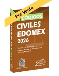 Códigos Civiles del Estado de México 2026 (Bolsillo)