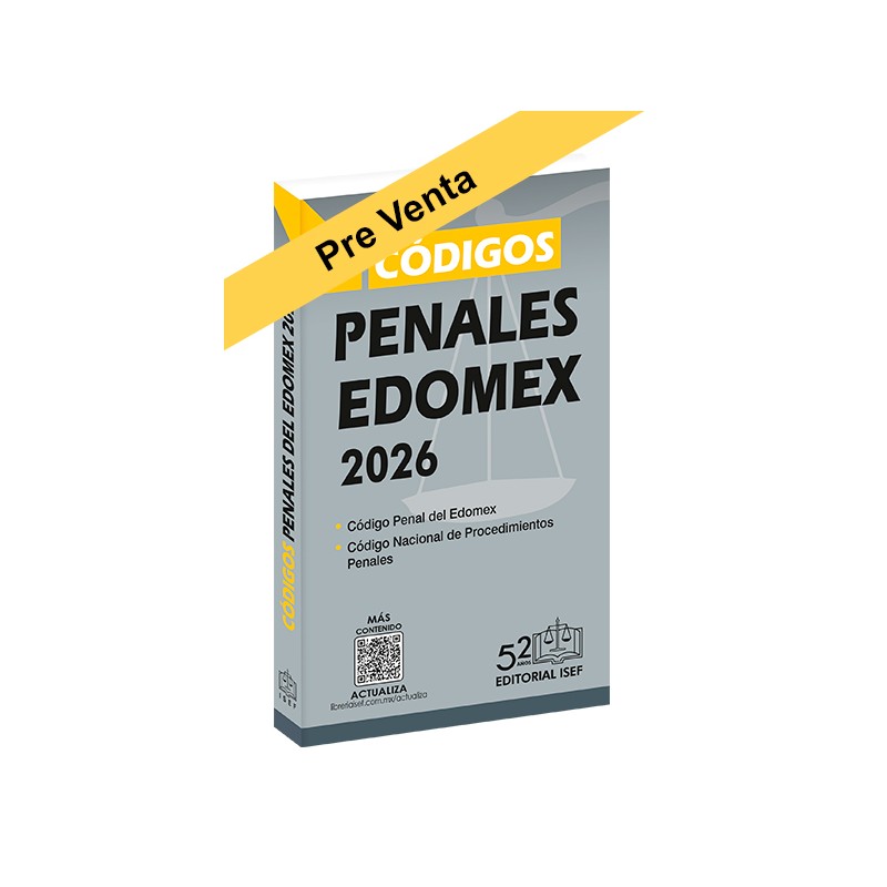 Códigos Penales del Estado de México 2026 (Bolsillo)