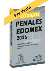 Códigos Penales del Estado de México 2026 (Bolsillo)