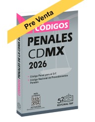 Códigos Penales de la CDMX 2025 (Bolsillo)