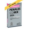 Códigos Penales de la CDMX 2026 (Bolsillo)