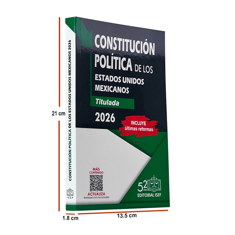 Constitución Política de los Estados Unidos Mexicanos 2026 (Profesional)