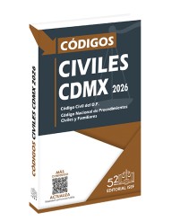 Códigos Civiles de la CDMX 2026 (Profesional)
