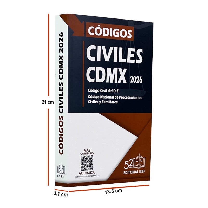 Códigos Civiles de la CDMX 2026 (Profesional)
