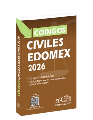 Códigos Civiles del Estado de México 2026 (Bolsillo)