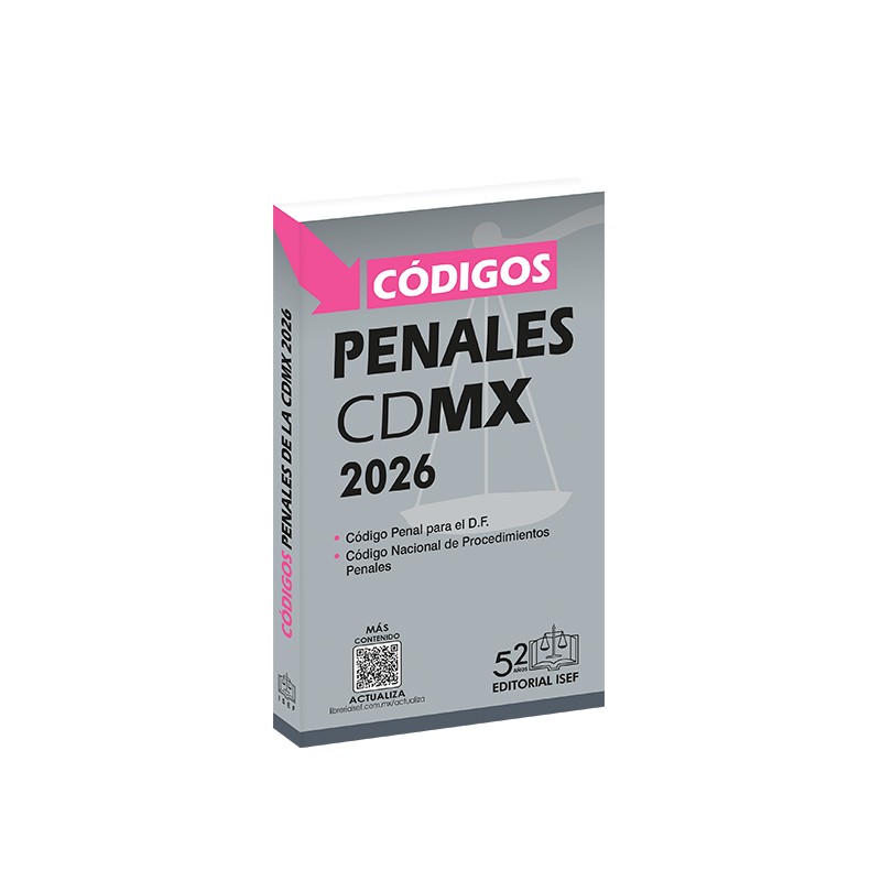 Códigos Penales de la CDMX 2026 (Bolsillo)