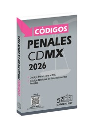 Códigos Penales de la CDMX 2026 (Bolsillo)