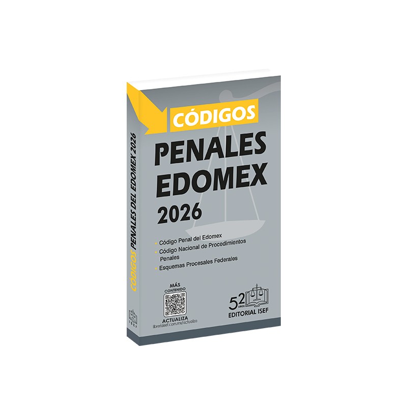 Códigos Penales del Estado de México 2026 (Bolsillo)
