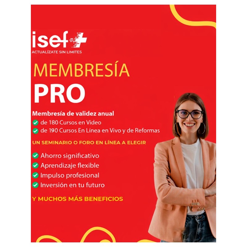 MEMBRESÍA DE CURSOS ISEF - PRO 2026