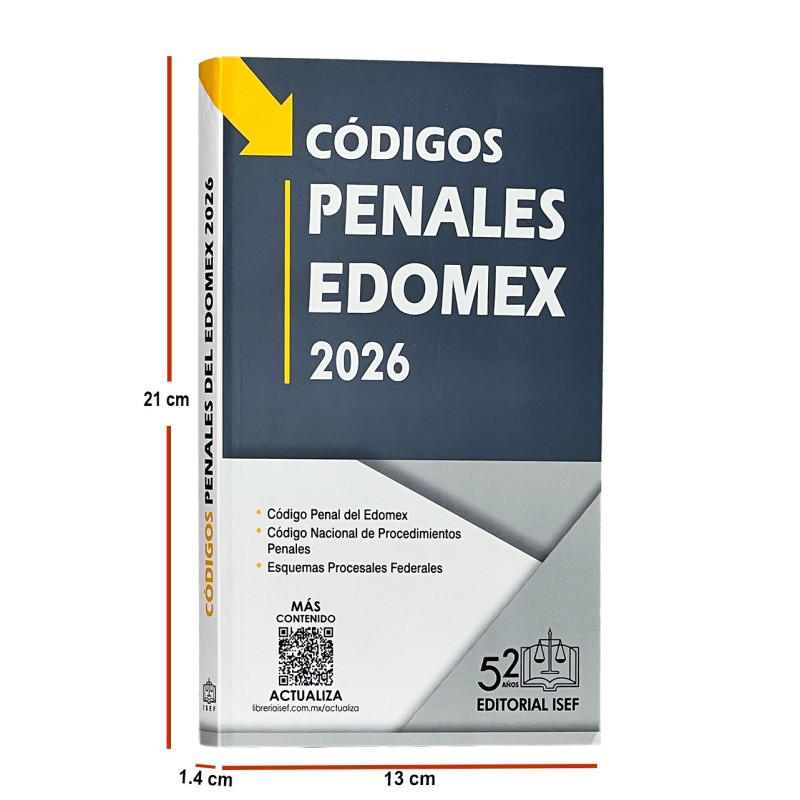Códigos Penales del Estado de México 2026 (Profesional)