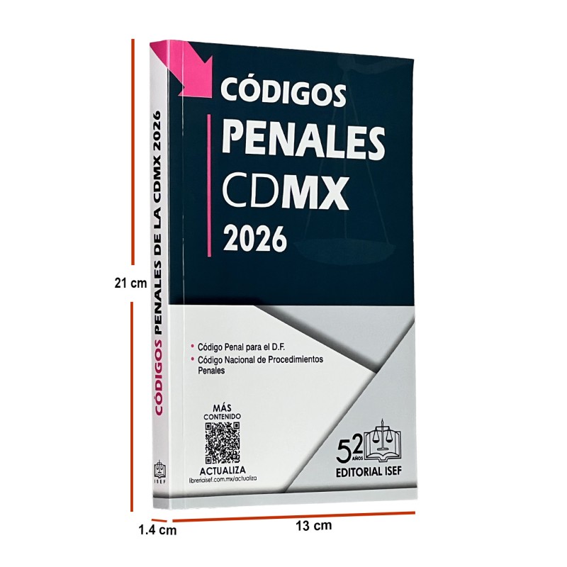 Códigos Penales de la CDMX 2026 (Profesional)