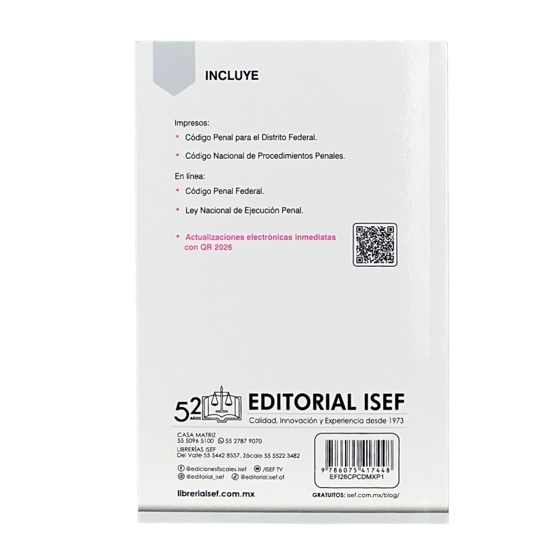 Códigos Penales de la CDMX 2026 (Profesional)