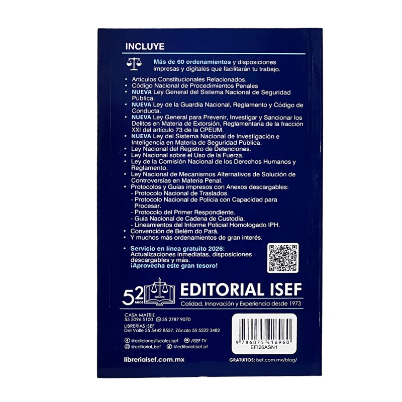 Agenda de Seguridad Pública 2026