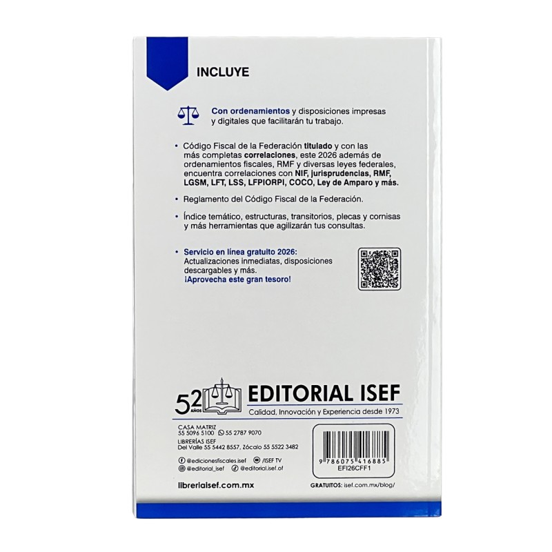 Código Fiscal de la Federación 2026