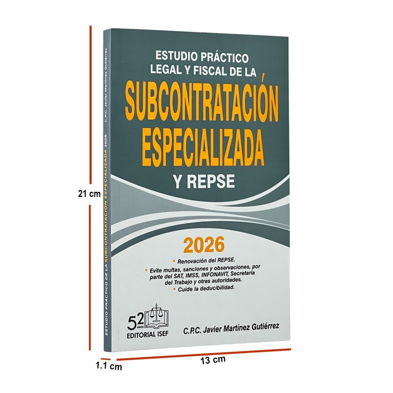 Estudio Práctico Legal y Fiscal de la Subcontratación Especializada 2026