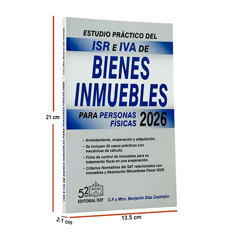 Estudio Práctico del ISR E IVA de Bienes Inmuebles 2026