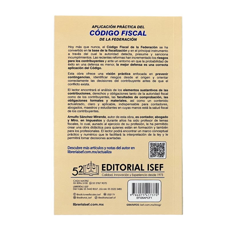 Aplicación Práctica del Código Fiscal de la Federación 2026