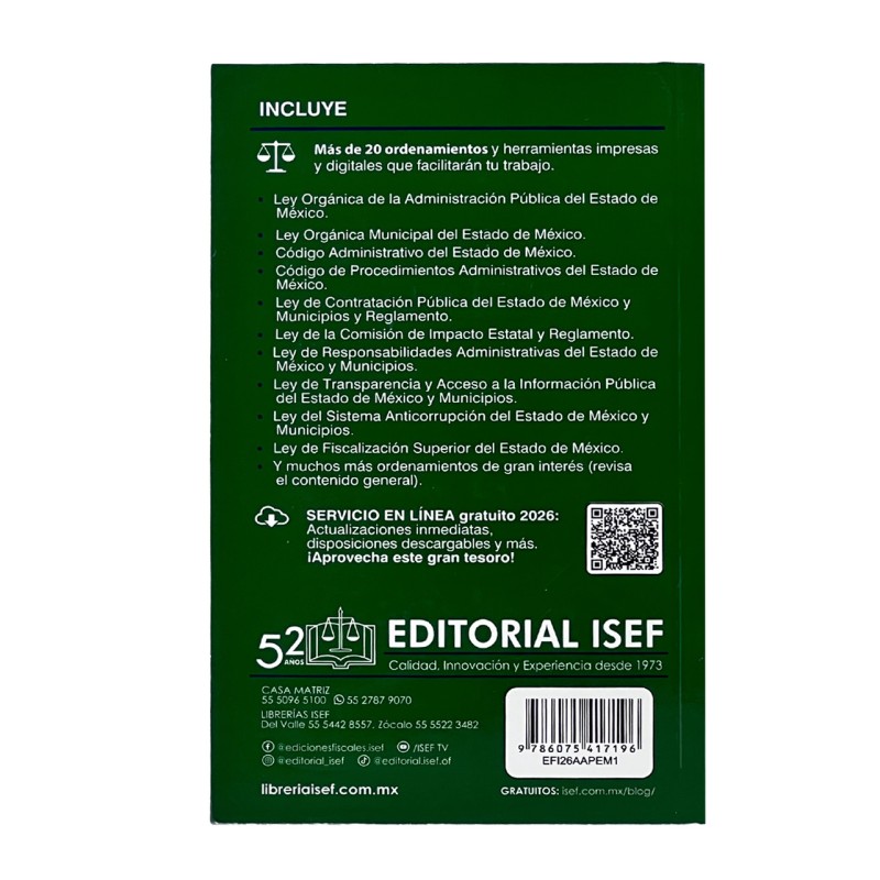 Agenda de la Administración Pública del Estado de México 2026