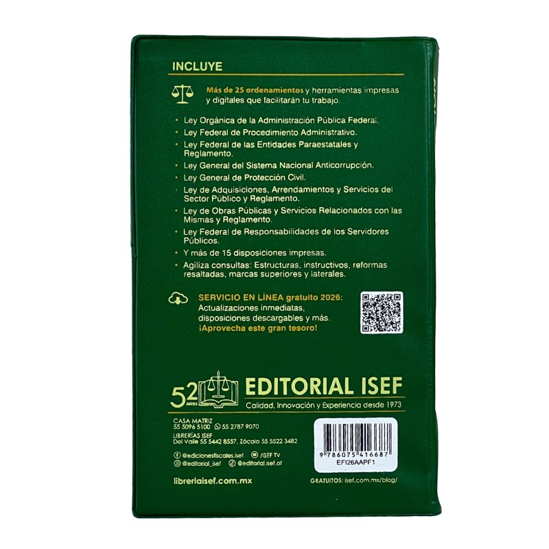 Agenda de la Administración Pública Federal 2026