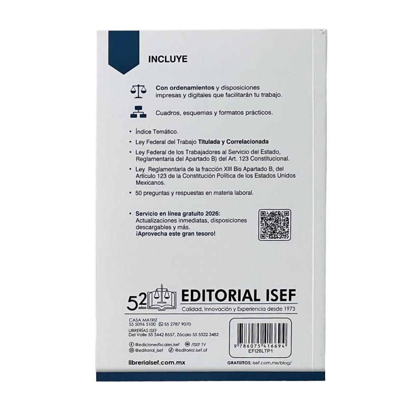 Ley Federal del Trabajo 2026 (Profesional)