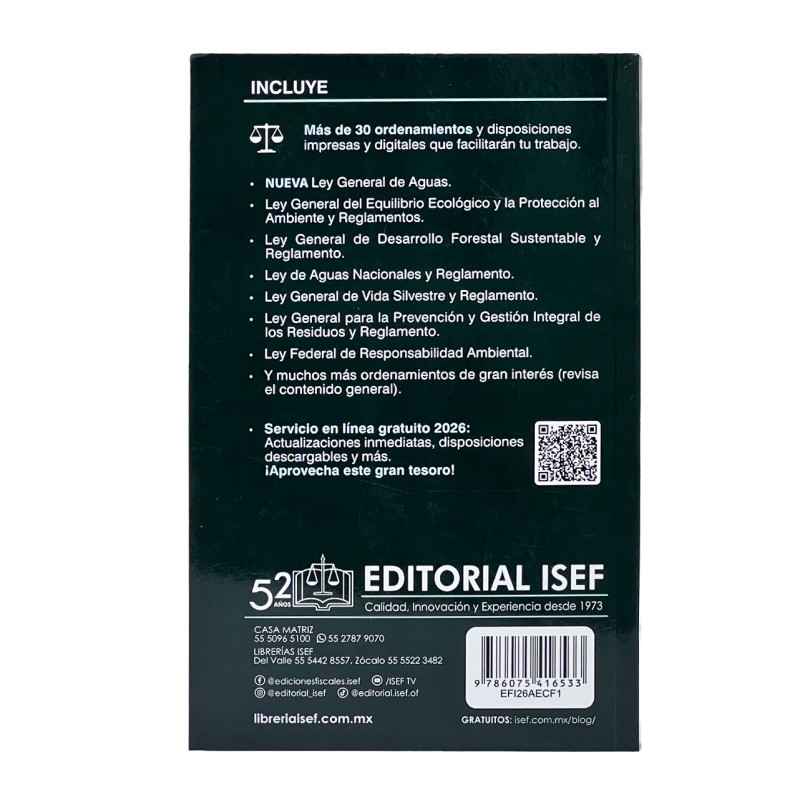 Agenda Ecológica Federal 2026