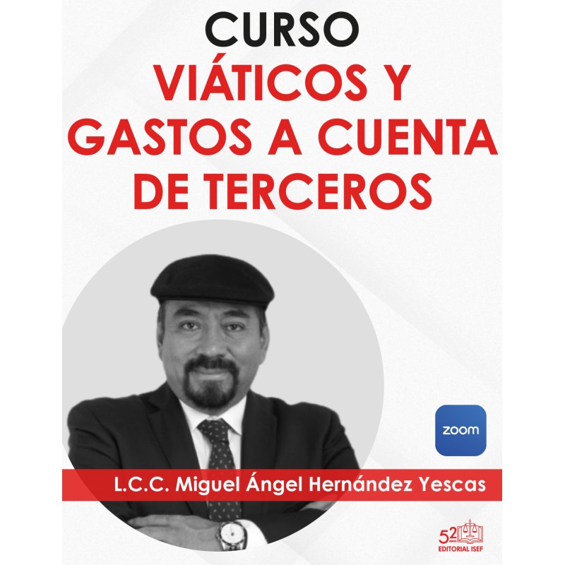 Curso "Viáticos y Gastos a Cuenta de Terceros”