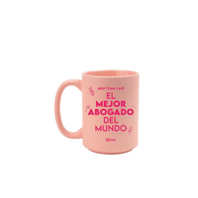 Taza "Aquí toma café el mejor abogado del mundo"
