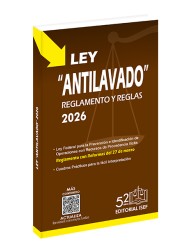 Ley “Antilavado” 2026 (Bolsillo)