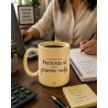 Taza "La contadora dice: Facturas sí pero primero café"