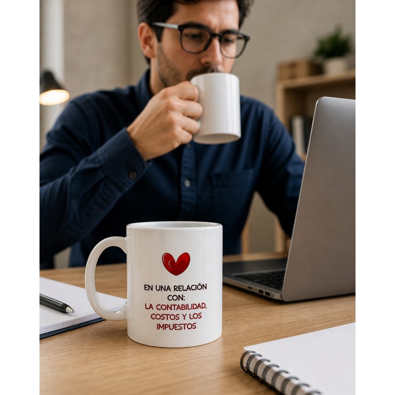 Taza En una relación con la contabilidad