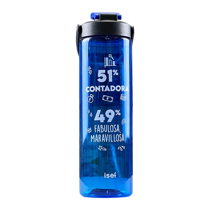 Cilindro Azul "Contadora fabulosa y maravillosa"