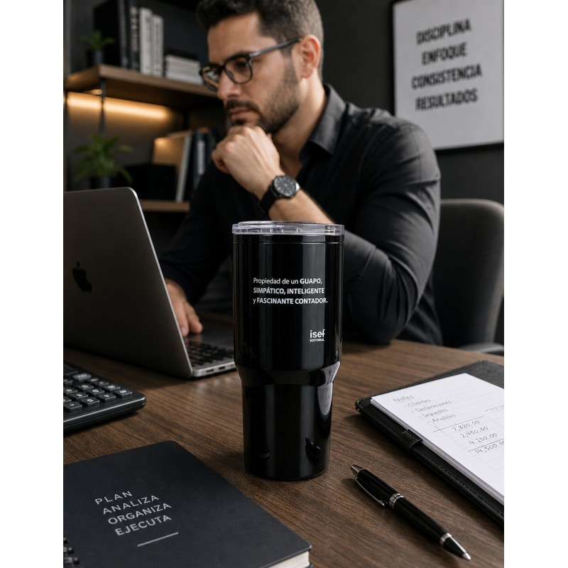 Termo 590 ml "Guapo Contador"