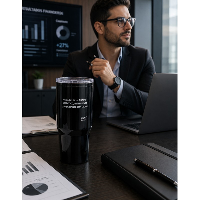 Termo 590 ml "Guapo Contador"