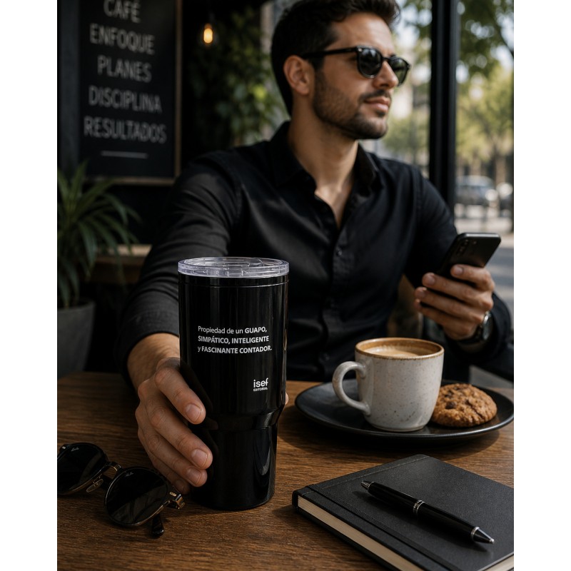 Termo 590 ml "Guapo Contador"