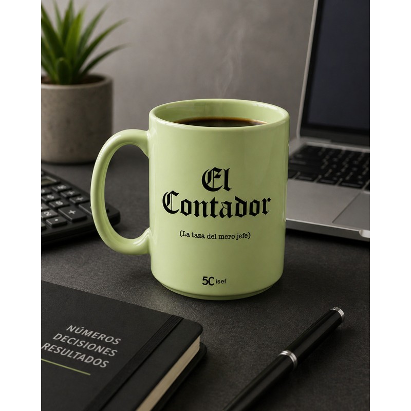 Taza “El Contador (La taza del mero jefe)”