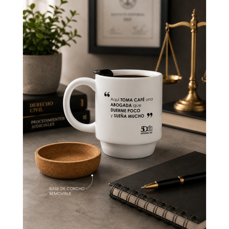 Taza Abogada - Blanca