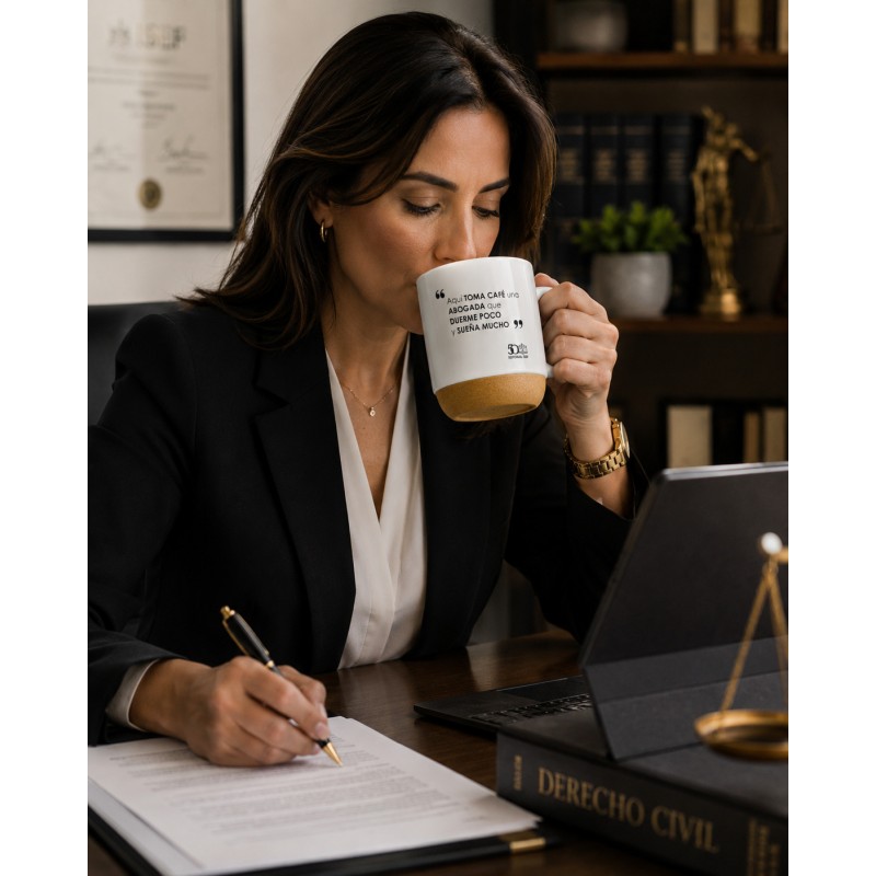 Taza Abogada - Blanca