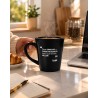 Taza negra abogado "Tienes derecho a guardar silencio"