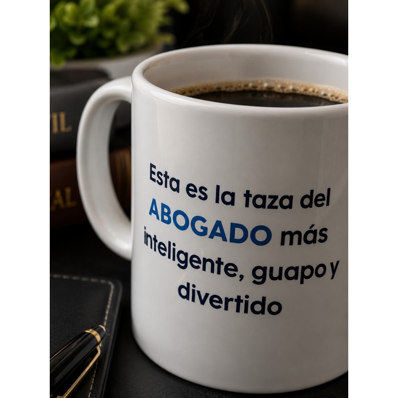 Taza del Abogado "Más inteligente y divertido"
