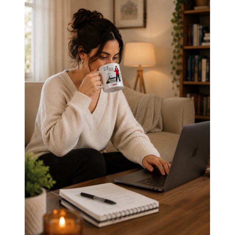 Taza de la Abogada "Más inteligente y guapa"