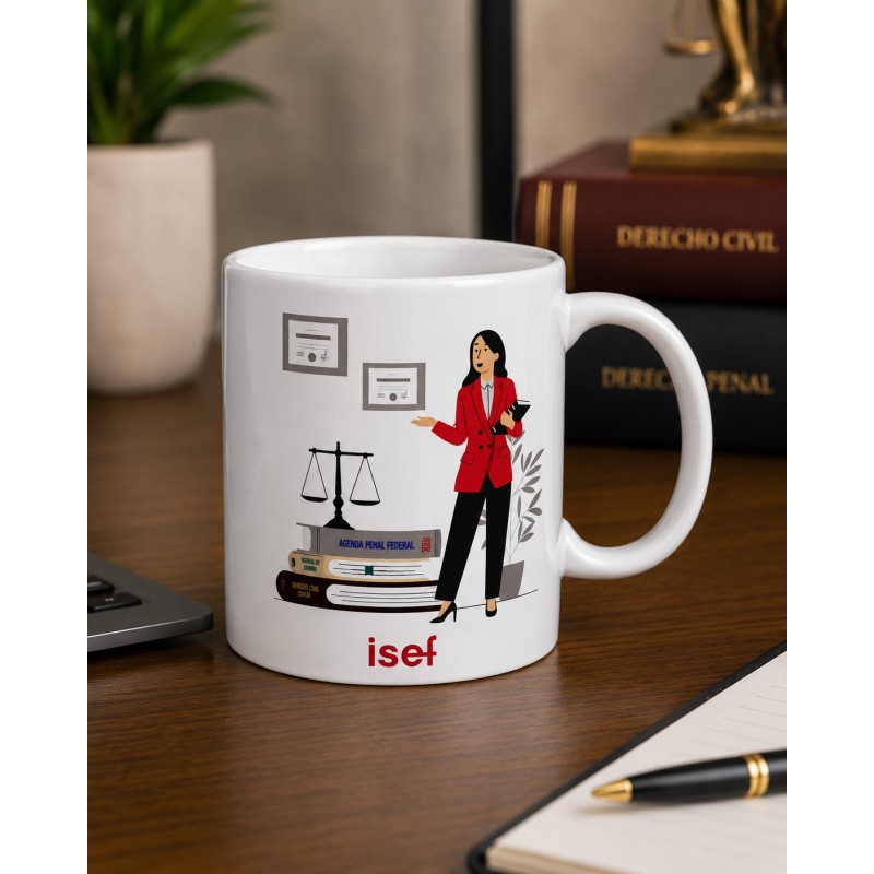 Taza de la Abogada "Más inteligente y guapa"