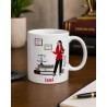 Taza de la Abogada "Más inteligente y guapa"