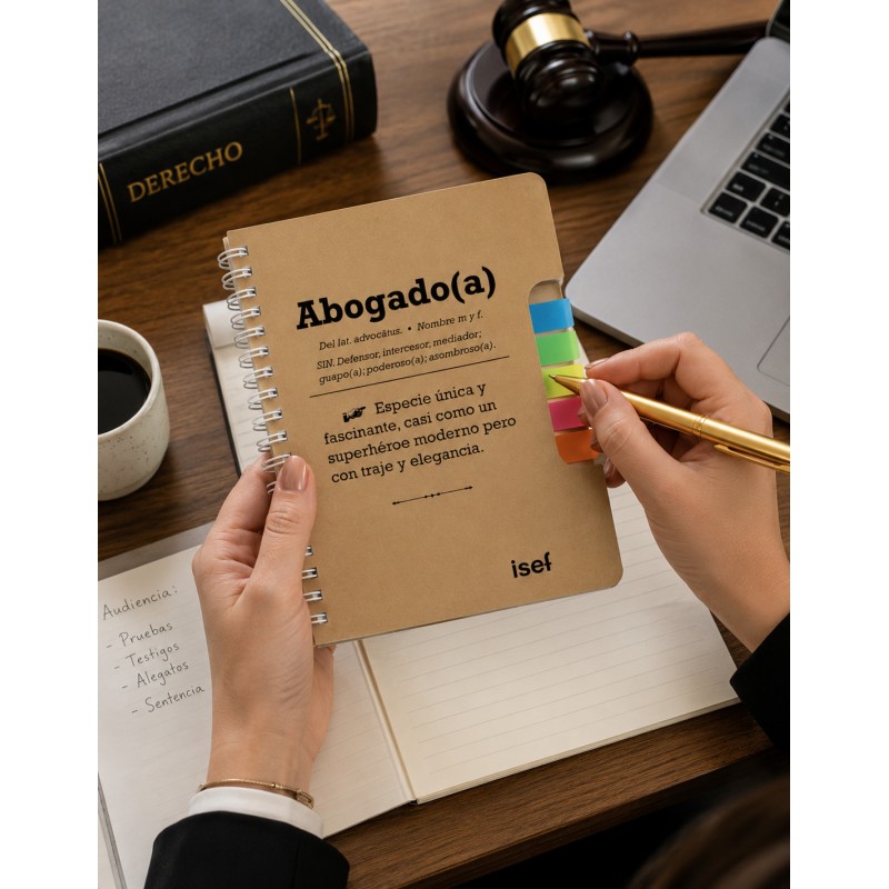 Libreta "Definición de un Abogado (a)"