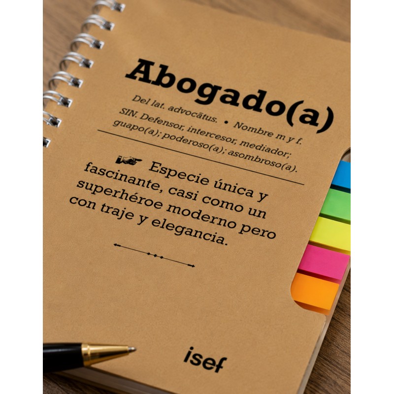 Libreta "Definición de un Abogado (a)"