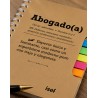 Libreta "Definición de un Abogado (a)"