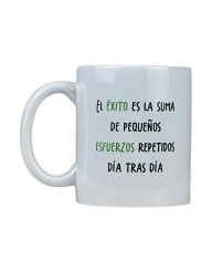 Taza El éxito con pequeños esfuerzos
