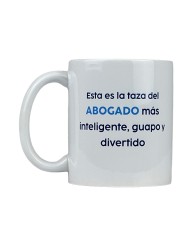 Taza del Abogado "Más inteligente y divertido"