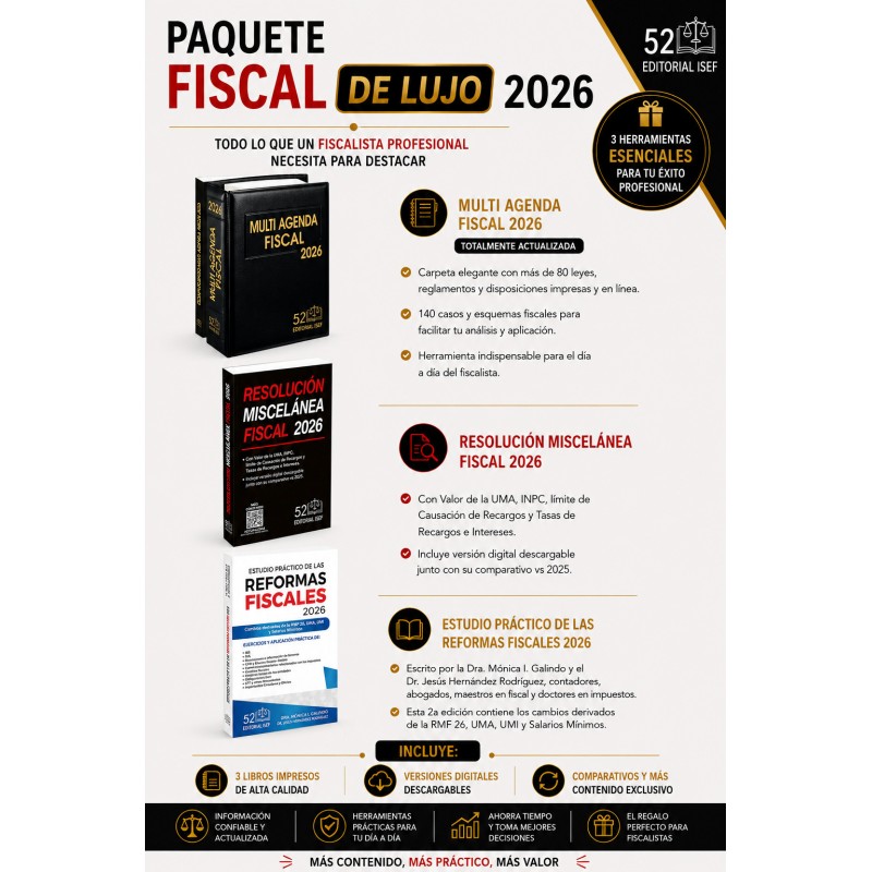 Paquete Fiscal de Lujo 2026